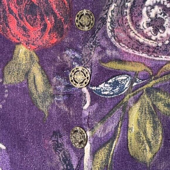 Stunning rare vtg vintage fairycore whimsigoth dress sz 8 - Picture 5 of 7